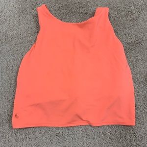 Athleta cropped tank with built in bra